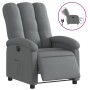 Sillón reclinable eléctrico de tela gris oscuro de , Sillones - Ref: Foro24-3204069, Precio: 243,68 €, Descuento: %