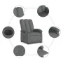 Dark Gray Fabric Power Recliner by , Armchairs - Ref: Foro24-3204069, Price: 242,08 €, Discount: %