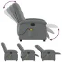 Sillón reclinable de masaje eléctrico tela gris oscuro de , Sillones - Ref: Foro24-3204081, Precio: 297,27 €, Descuento: %