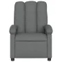 Sillón reclinable de masaje eléctrico tela gris oscuro de , Sillones - Ref: Foro24-3204081, Precio: 297,27 €, Descuento: %