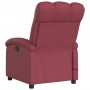 Sillón de masaje reclinable eléctrico tela rojo tinto de , Sillones - Ref: Foro24-3204083, Precio: 252,91 €, Descuento: %