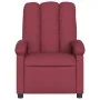 Sillón de masaje reclinable eléctrico tela rojo tinto de , Sillones - Ref: Foro24-3204083, Precio: 257,54 €, Descuento: %