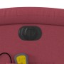 Sillón de masaje reclinable eléctrico tela rojo tinto de , Sillones - Ref: Foro24-3204083, Precio: 252,91 €, Descuento: %