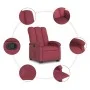 Sillón reclinable elevable tela rojo tinto de , Sillones - Ref: Foro24-3204095, Precio: 289,99 €, Descuento: %