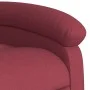 Sillón reclinable elevable tela rojo tinto de , Sillones - Ref: Foro24-3204095, Precio: 289,99 €, Descuento: %