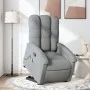 Sillón de masaje reclinable de pie de tela gris claro de , Sillones - Ref: Foro24-3204104, Precio: 332,82 €, Descuento: %