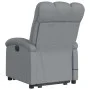 Sillón de masaje reclinable de pie de tela gris claro de , Sillones - Ref: Foro24-3204104, Precio: 332,82 €, Descuento: %