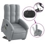 Sillón de masaje reclinable de pie de tela gris claro de , Sillones - Ref: Foro24-3204104, Precio: 311,89 €, Descuento: %