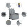 Sillón de masaje reclinable de pie de tela gris claro de , Sillones - Ref: Foro24-3204104, Precio: 311,89 €, Descuento: %