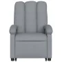 Sillón de masaje reclinable de pie de tela gris claro de , Sillones - Ref: Foro24-3204104, Precio: 332,82 €, Descuento: %