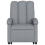 Sillón de masaje reclinable de pie de tela gris claro de , Sillones - Ref: Foro24-3204104, Precio: 311,89 €, Descuento: %