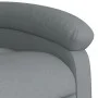 Sillón de masaje reclinable de pie de tela gris claro de , Sillones - Ref: Foro24-3204104, Precio: 332,82 €, Descuento: %