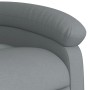 Sillón de masaje reclinable de pie de tela gris claro de , Sillones - Ref: Foro24-3204104, Precio: 311,89 €, Descuento: %