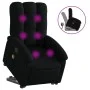 Sillón reclinable de masaje elevable tela negro de , Sillones - Ref: Foro24-3204106, Precio: 301,45 €, Descuento: %