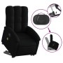 Sillón reclinable de masaje elevable tela negro de , Sillones - Ref: Foro24-3204106, Precio: 281,72 €, Descuento: %