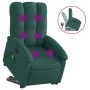 Silla de masaje reclinable de pie de tela verde oscura de , Sillones - Ref: Foro24-3204110, Precio: 295,42 €, Descuento: %
