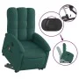 Silla de masaje reclinable de pie de tela verde oscura de , Sillones - Ref: Foro24-3204110, Precio: 295,42 €, Descuento: %