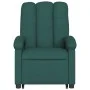 Silla de masaje reclinable de pie de tela verde oscura de , Sillones - Ref: Foro24-3204110, Precio: 295,42 €, Descuento: %