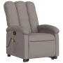 Liftable massage recliner taupe gray fabric by , Armchairs - Ref: Foro24-3204112, Price: 291,03 €, Discount: %