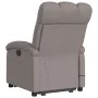 Liftable massage recliner taupe gray fabric by , Armchairs - Ref: Foro24-3204112, Price: 291,03 €, Discount: %