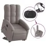 Liftable massage recliner taupe gray fabric by , Armchairs - Ref: Foro24-3204112, Price: 291,03 €, Discount: %
