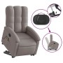Sillón reclinable de masaje elevable tela gris taupé de , Sillones - Ref: Foro24-3204112, Precio: 282,64 €, Descuento: %
