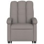 Sillón reclinable de masaje elevable tela gris taupé de , Sillones - Ref: Foro24-3204112, Precio: 282,64 €, Descuento: %