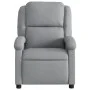 Sillón reclinable de masaje eléctrico tela gris claro de , Sillones - Ref: Foro24-3204152, Precio: 260,73 €, Descuento: %