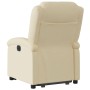 Sillón reclinable elevable de tela color crema de , Sillones - Ref: Foro24-3204173, Precio: 258,20 €, Descuento: %