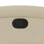 Sillón reclinable elevable de tela color crema de , Sillones - Ref: Foro24-3204173, Precio: 277,10 €, Descuento: %