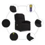 Sillón reclinable de masaje elevable tela negro de , Sillones - Ref: Foro24-3204178, Precio: 289,76 €, Descuento: %