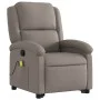 Sillón reclinable de masaje elevable tela gris taupé de , Sillones - Ref: Foro24-3204184, Precio: 293,21 €, Descuento: %
