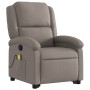 Sillón reclinable de masaje elevable tela gris taupé de , Sillones - Ref: Foro24-3204184, Precio: 276,44 €, Descuento: %
