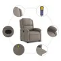Sillón reclinable de masaje elevable tela gris taupé de , Sillones - Ref: Foro24-3204184, Precio: 293,21 €, Descuento: %