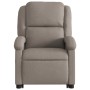 Sillón reclinable de masaje elevable tela gris taupé de , Sillones - Ref: Foro24-3204184, Precio: 276,44 €, Descuento: %