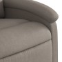 Sillón reclinable de masaje elevable tela gris taupé de , Sillones - Ref: Foro24-3204184, Precio: 276,44 €, Descuento: %