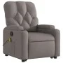 Sillón reclinable de masaje elevable tela gris taupé de , Sillones - Ref: Foro24-3204730, Precio: 318,96 €, Descuento: %