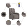 Sillón reclinable de masaje elevable tela gris taupé de , Sillones - Ref: Foro24-3204730, Precio: 297,50 €, Descuento: %
