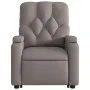 Sillón reclinable de masaje elevable tela gris taupé de , Sillones - Ref: Foro24-3204730, Precio: 318,96 €, Descuento: %
