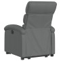 Sillón eléctrico reclinable elevable de tela gris oscuro de , Sillones - Ref: Foro24-3204003, Precio: 314,62 €, Descuento: %