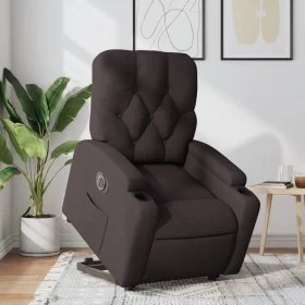 Dark Brown Fabric Electric Liftable Recliner Chair by , Armchairs - Ref: Foro24-3204739, Price: 328,59 €, Discount: %