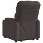 Sillón eléctrico reclinable elevable de tela marrón oscuro de , Sillones - Ref: Foro24-3204739, Precio: 328,59 €, Descuento: %