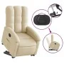 Sillón eléctrico reclinable elevable de tela color crema de , Sillones - Ref: Foro24-3204125, Precio: 326,48 €, Descuento: %