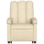 Sillón eléctrico reclinable elevable de tela color crema de , Sillones - Ref: Foro24-3204125, Precio: 326,48 €, Descuento: %