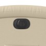 Sillón eléctrico reclinable elevable de tela color crema de , Sillones - Ref: Foro24-3204125, Precio: 301,53 €, Descuento: %