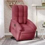 Sillón eléctrico reclinable elevable de tela rojo tinto de , Sillones - Ref: Foro24-3204119, Precio: 337,55 €, Descuento: %