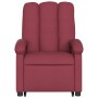 Sillón eléctrico reclinable elevable de tela rojo tinto de , Sillones - Ref: Foro24-3204119, Precio: 315,47 €, Descuento: %