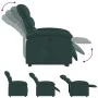 Sillón eléctrico reclinable elevable de tela verde oscuro de , Sillones - Ref: Foro24-3204008, Precio: 323,19 €, Descuento: %