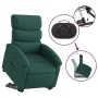 Sillón eléctrico reclinable elevable de tela verde oscuro de , Sillones - Ref: Foro24-3204008, Precio: 323,19 €, Descuento: %