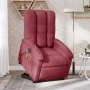 Sillón de masaje elevable eléctrico tela rojo tinto de , Sillones - Ref: Foro24-3204131, Precio: 340,75 €, Descuento: %